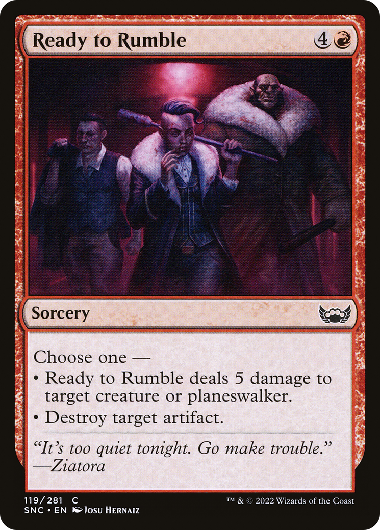 Ready to Rumble [Streets of New Capenna] Foil