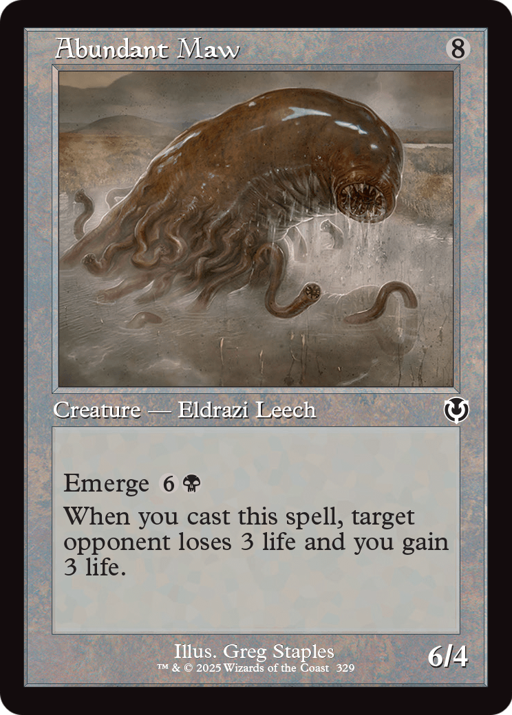 Abundant Maw (Retro Frame) (-329) [Innistrad Remastered]