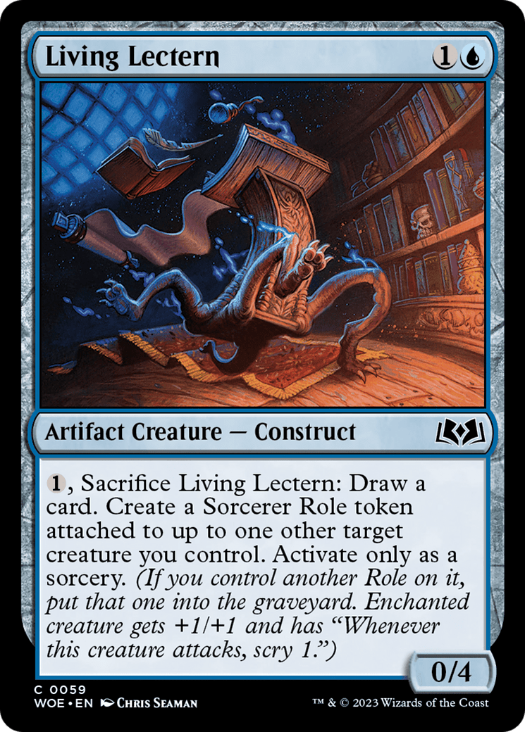 Living Lectern [Wilds of Eldraine] Foil