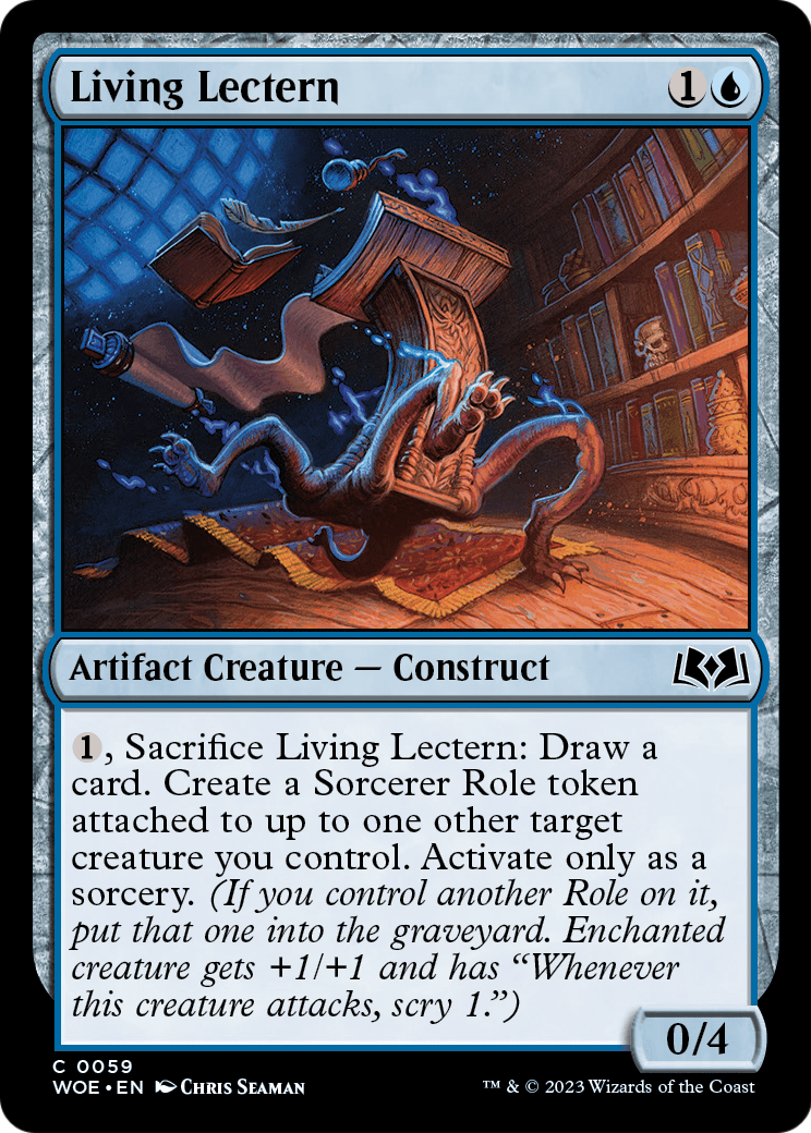 Living Lectern [Wilds of Eldraine] Foil