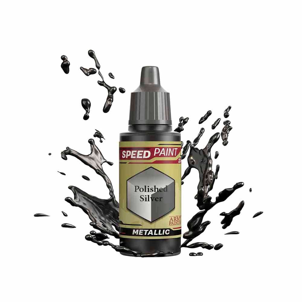 The Army Painter | Speed Paint 2.0 | Polished Silver 18ml
