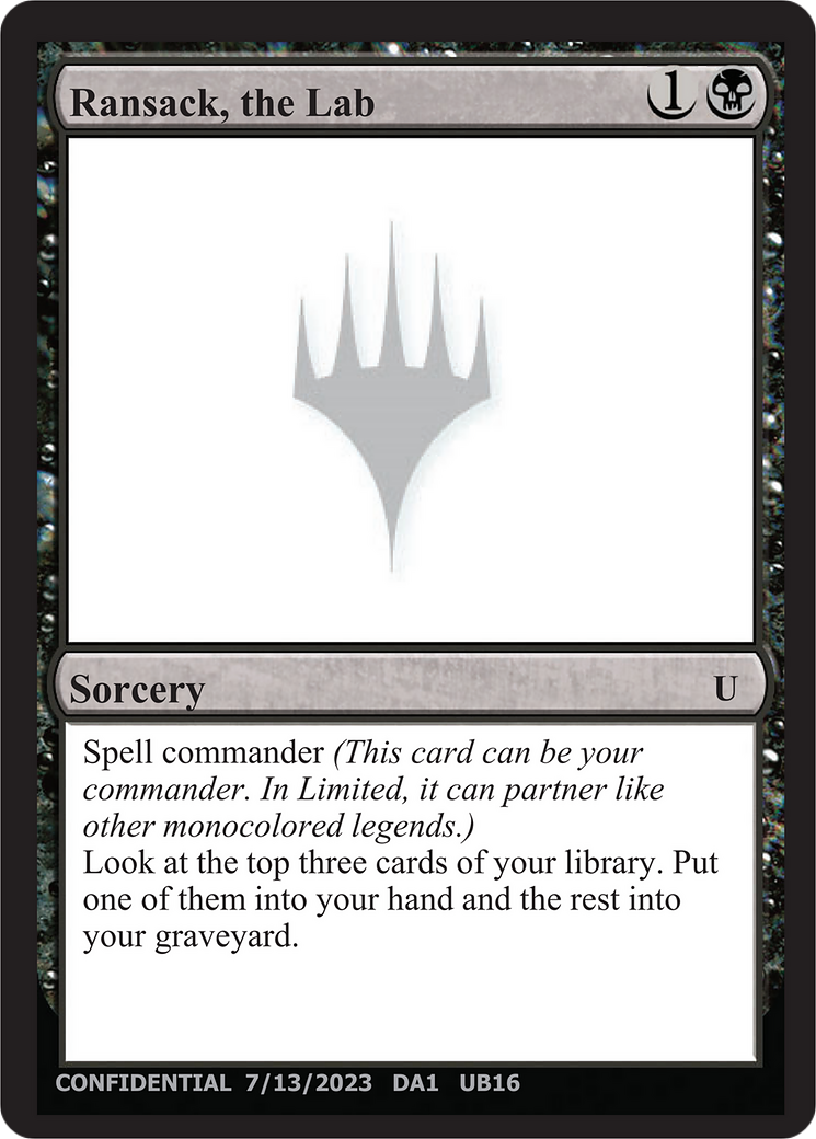 Ransack, the Lab (DA1-UB16) - Unknown Event