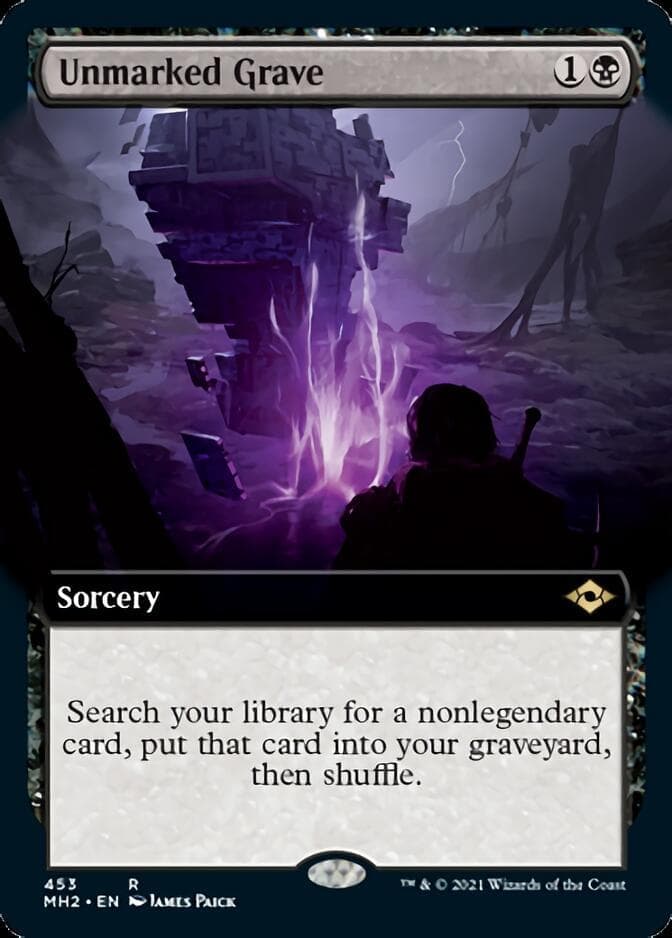 Unmarked Grave (Extended Art) [Modern Horizons 2] Foil