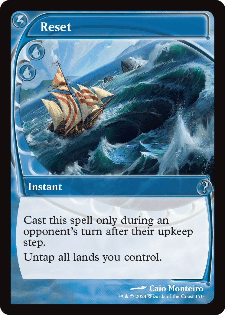 Reset (Future Sight) [Mystery Booster 2] Foil