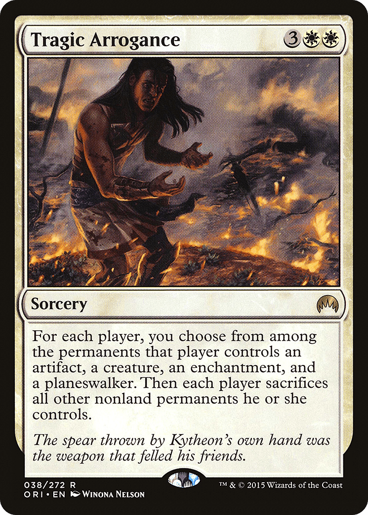 Tragic Arrogance [Magic Origins] Foil