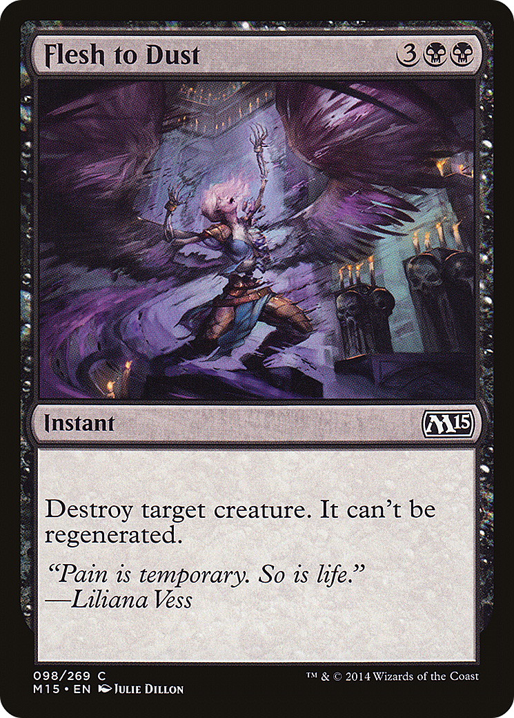 Flesh to Dust [Magic 2015] Foil