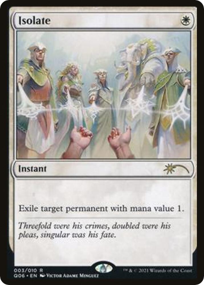 Isolate 3/10 (Unique and Miscellaneous Promos) 