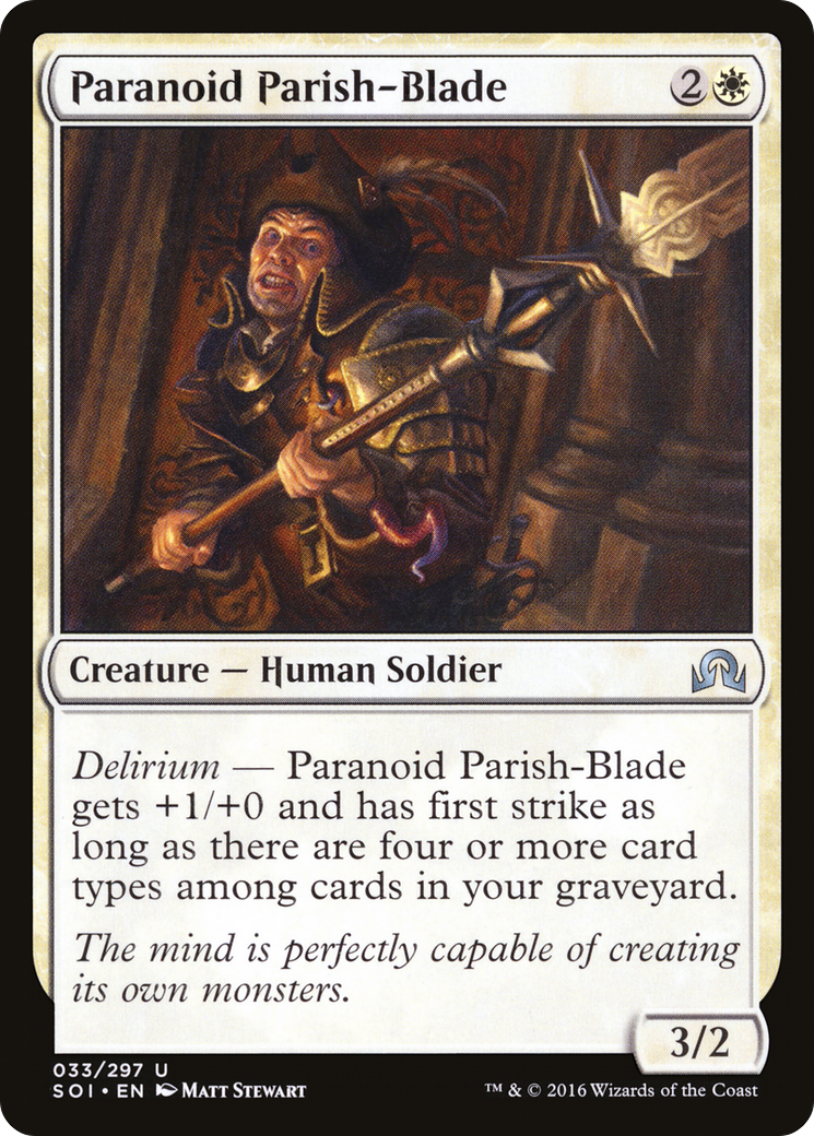 Paranoid Parish-Blade [Shadows over Innistrad] Foil