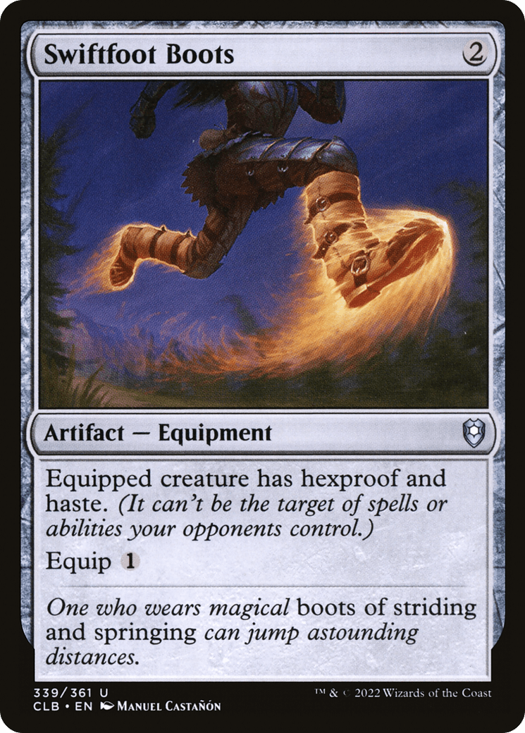 Swiftfoot Boots [Commander Legends: Battle for Baldur's Gate]