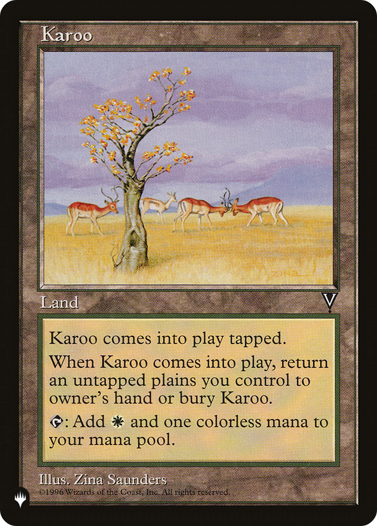 Karoo |  (VIS-165) [The List]
