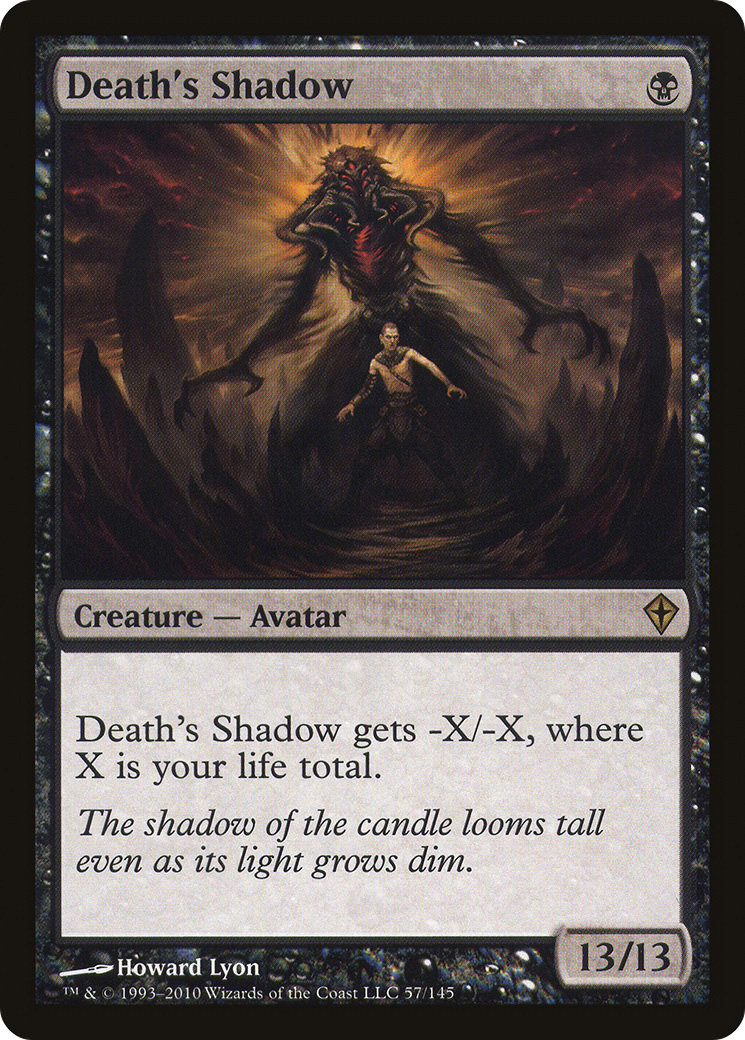 Death's Shadow [Worldwake] Foil