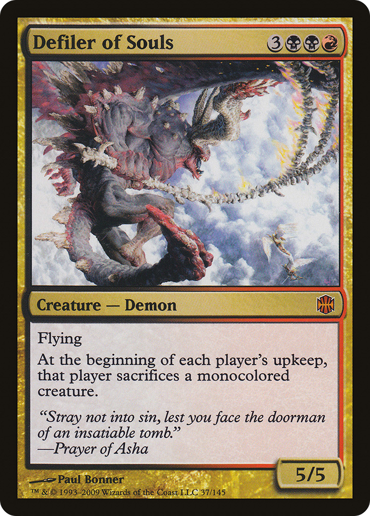 Defiler of Souls [Alara Reborn] Foil