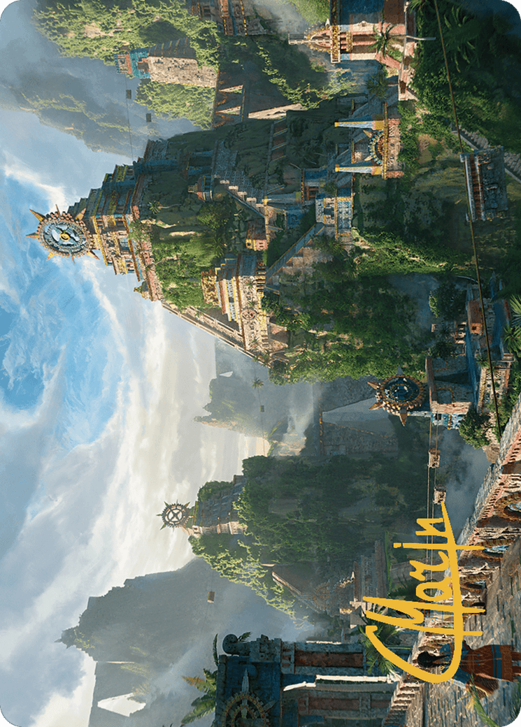 Clifftop Retreat // Clifftop Retreat (ALCI-081) - The Lost Caverns of Ixalan Art Series (Borderless)