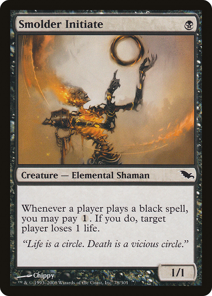 Smolder Initiate [Shadowmoor] Foil