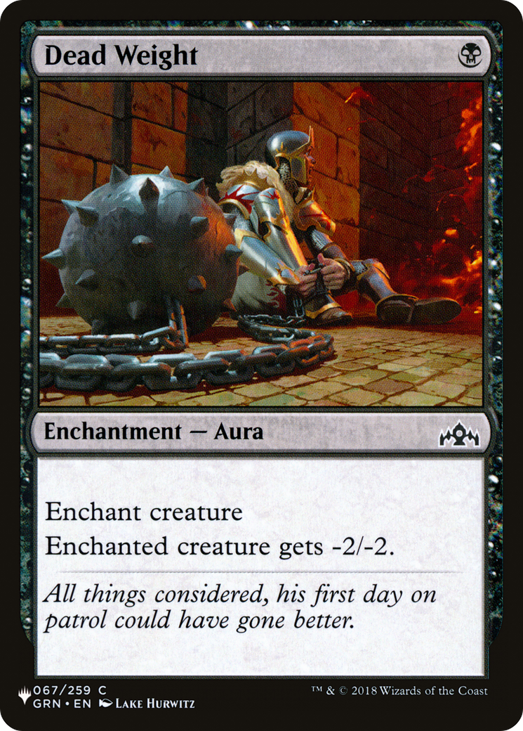 Dead Weight |  (GRN-67) [The List]