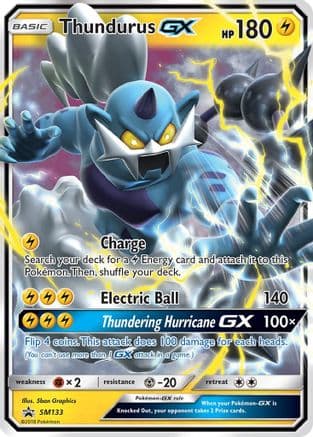 Thundurus GX SM133 SM133/248 - SM Promos Holofoil