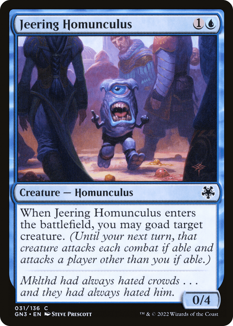 Jeering Homunculus [Game Night: Free-for-All]