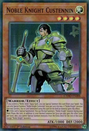 Noble Knight Custennin [CYHO-EN088] Super Rare