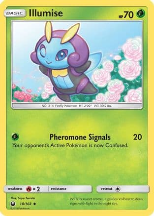 Illumise 18/168 - SM  Celestial Storm Reverse Holofoil