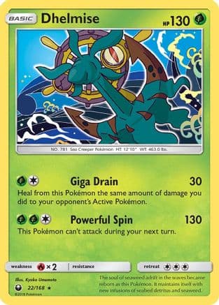 Dhelmise  SM  Celestial Storm - Rare