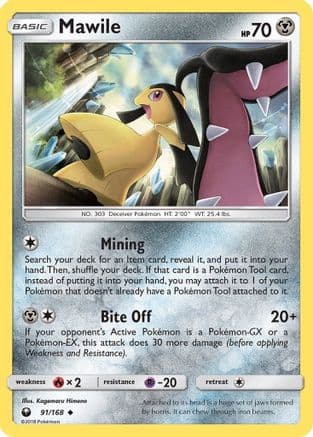 Mawile 91/168 - SM  Celestial Storm Reverse Holofoil