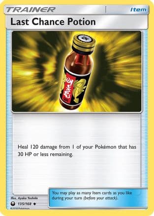 Last Chance Potion 135/168 - SM  Celestial Storm Reverse Holofoil