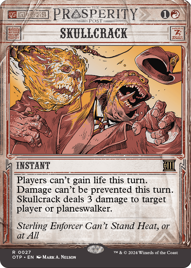 Skullcrack [Outlaws of Thunder Junction: Breaking News] Foil