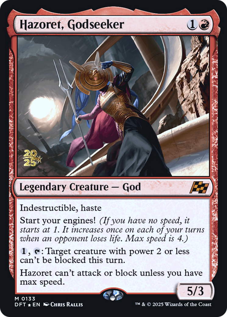 Hazoret, Godseeker (-133) [Prerelease Cards]  Foil