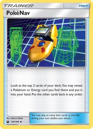 PokeNav 140/168 - SM  Celestial Storm Reverse Holofoil