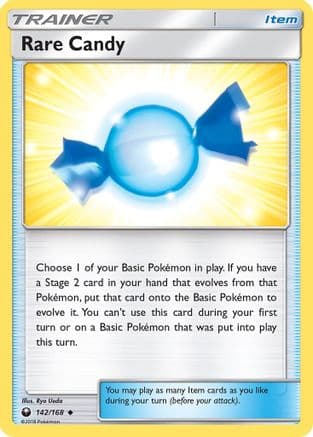 Rare Candy (142/168) [Sun & Moon: Celestial Storm] Reverse Holofoil