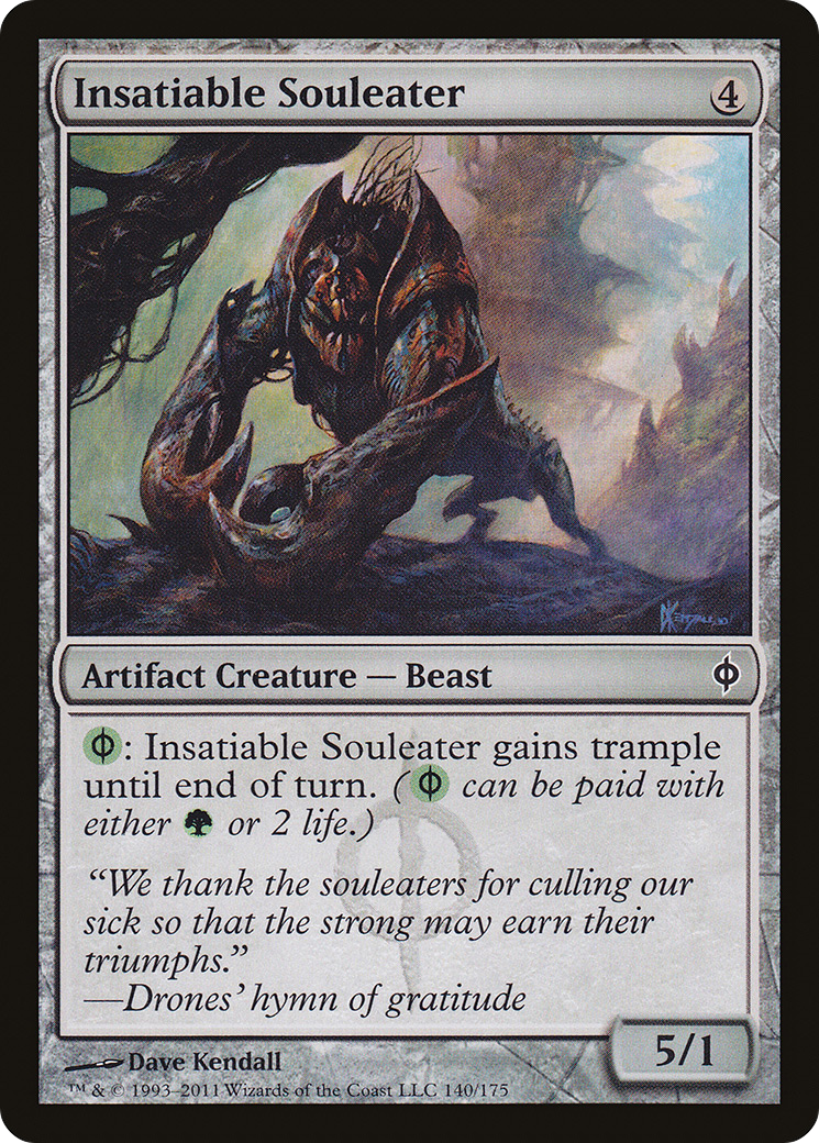Insatiable Souleater [New Phyrexia] Foil
