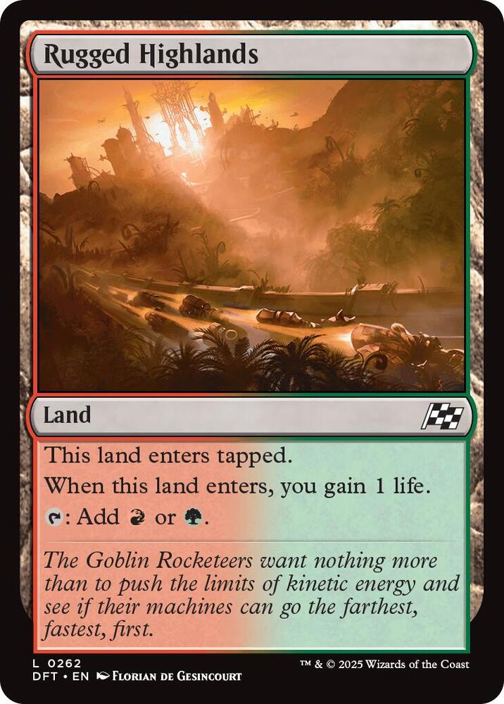 Rugged Highlands 262/291 (Aetherdrift)  - Foil