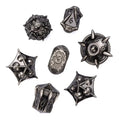 RPG Dice Set | Metal | Ancient Dragon | Silver