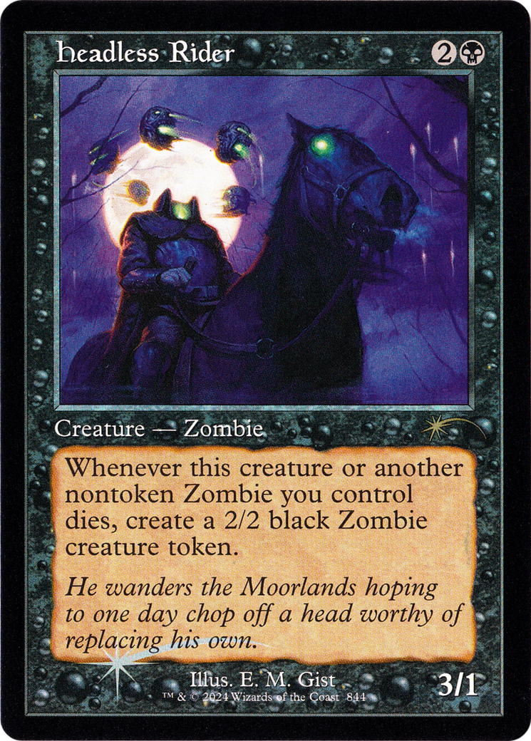 Headless Rider (Retro Frame) (844) [Secret Lair Drop Series]  Foil