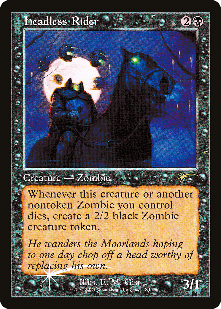Headless Rider (Retro Frame) (844) [Secret Lair Drop Series]  Foil