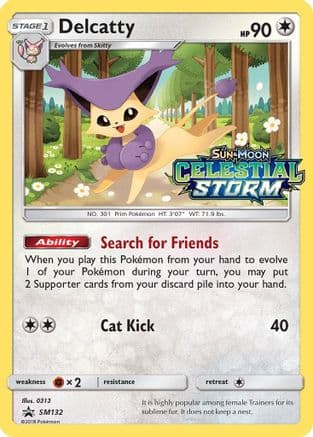 Delcatty SM132 (Prerelease) SM132/248 - SM Promos Holofoil