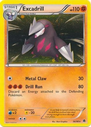 Excadrill (Cosmos Holo) 56/98 - Blister Exclusives Holofoil