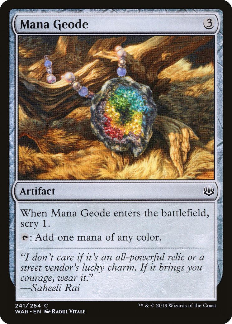 Mana Geode [War of the Spark] Foil