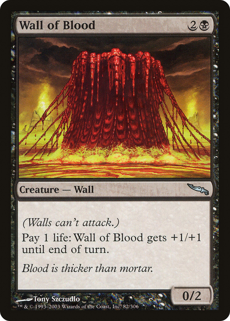 Wall of Blood [Mirrodin] Foil
