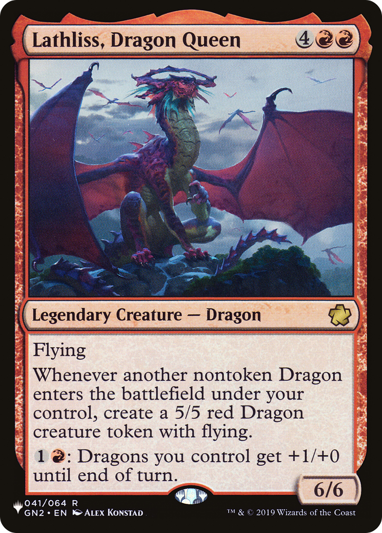 Lathliss, Dragon Queen |  (GN2-41) [The List]