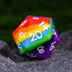 RPG Dice Set | Silicone | Rainbow | Set of 7 (D0221)