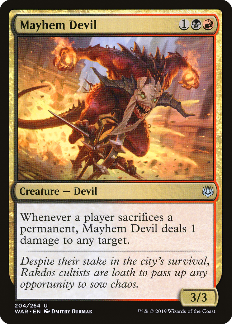 Mayhem Devil [War of the Spark] Foil
