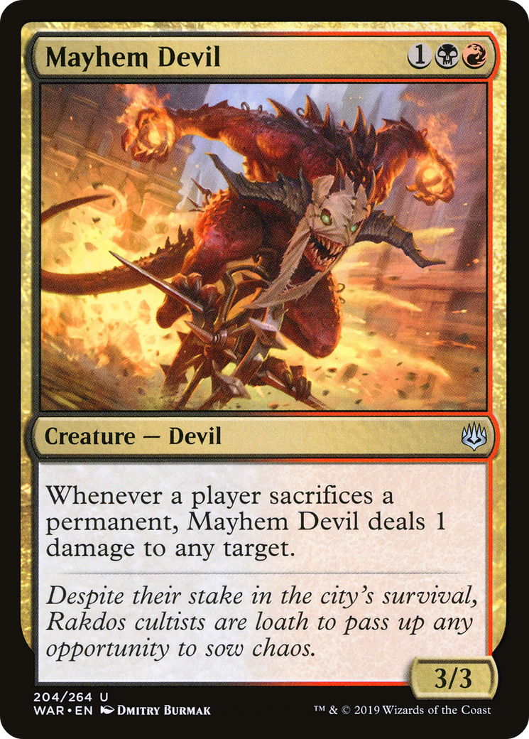 Mayhem Devil [War of the Spark] Foil