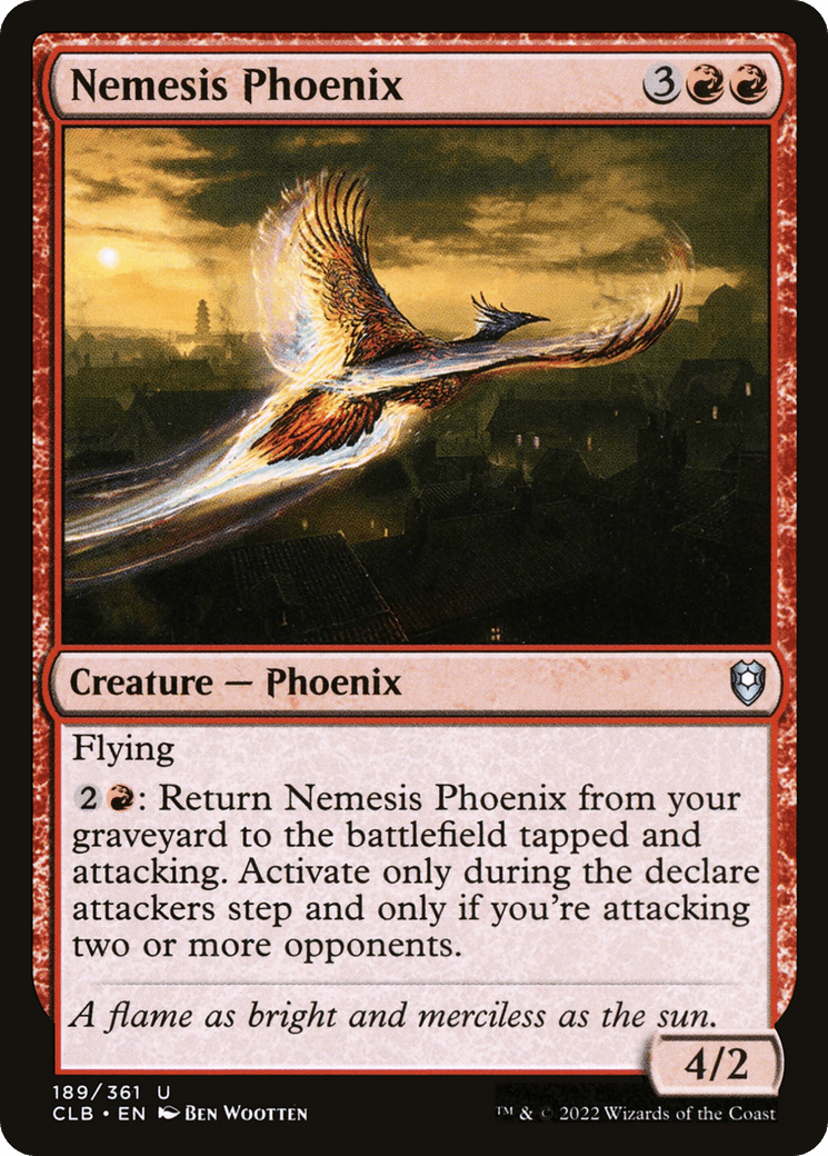 Nemesis Phoenix [Commander Legends: Battle for Baldur's Gate] Foil