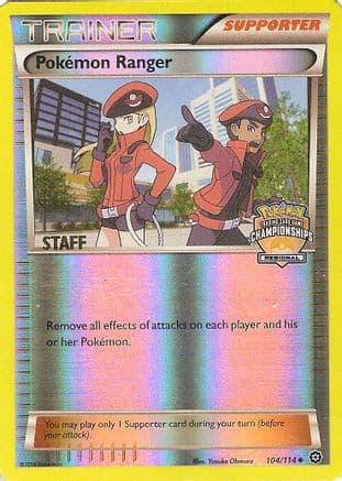 Pokemon Ranger (Regional Championships) [Staff] 104/114 - League & Championship Cards Reverse Holofoil