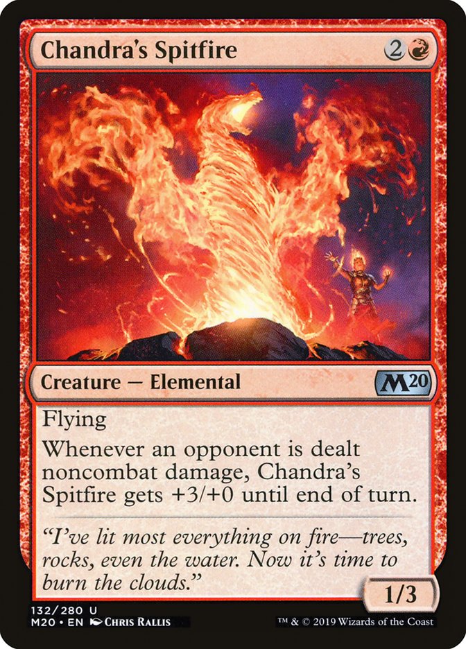 Chandra's Spitfire 132/280 (Core Set 2020) 