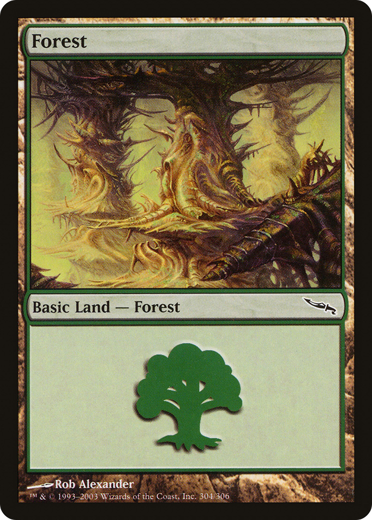 Forest (304) [Mirrodin] Foil