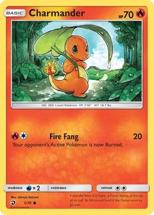 Charmander 001  Dragon Majesty - Common