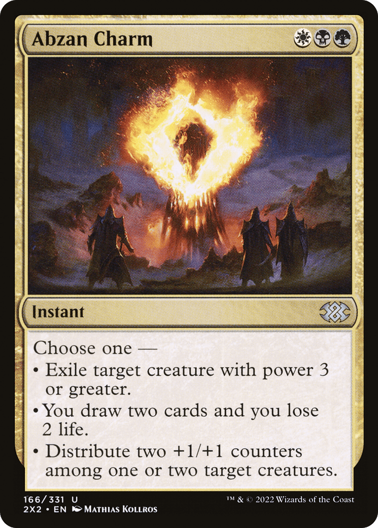 Abzan Charm [Double Masters 2022] Foil