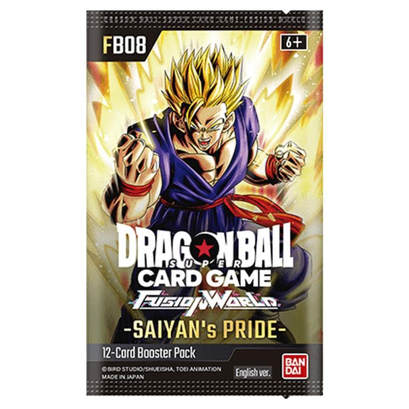 Dragon Ball Super TCG | Fusion World - Saiyan's Pride [FB08] | Booster Pack